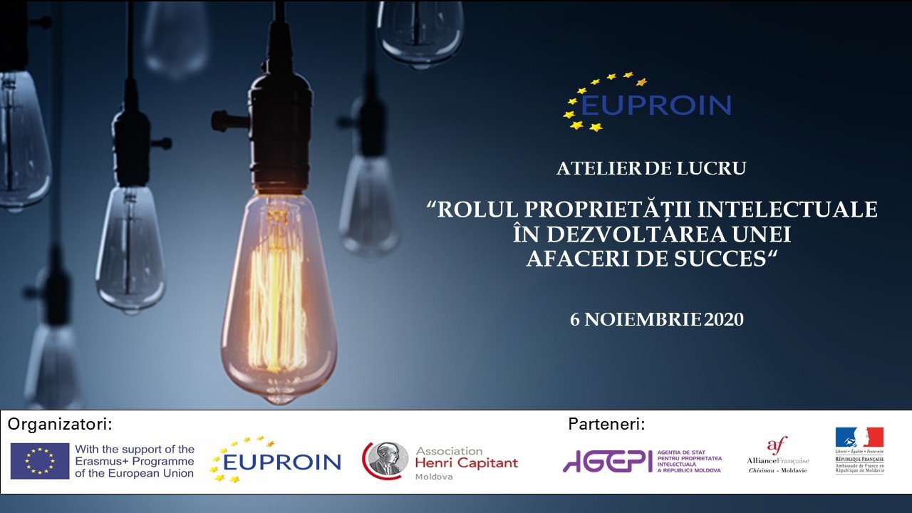 Seminar 1 pentru business și factori de decizie în domeniul proprietății intelectuale