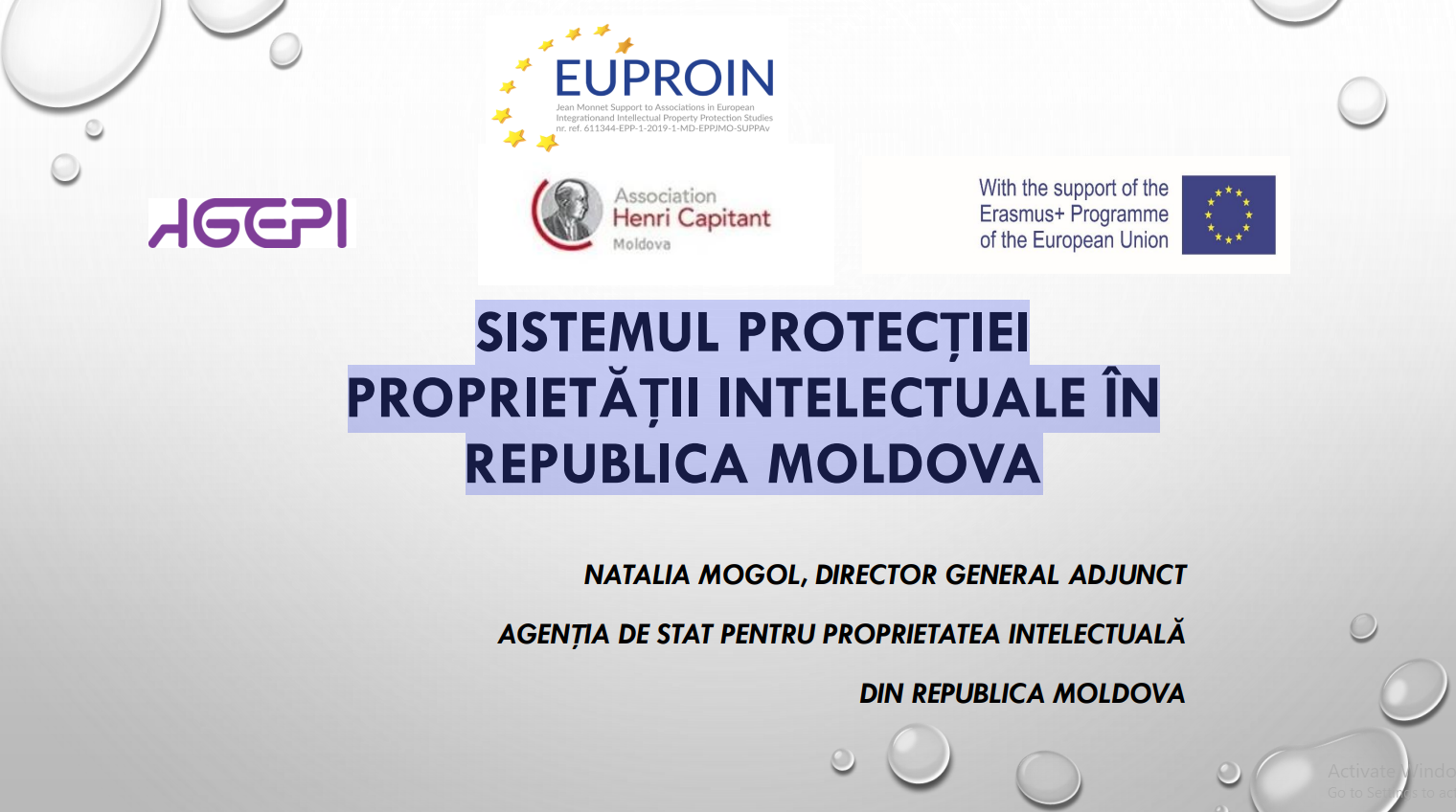 Sistemul de protecție a DPI în R.Moldova